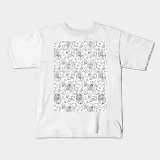 A24 The Lighthouse Repeat Pattern #1 Kids T-Shirt